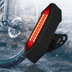Luce posteriore per bicicletta, telecomando wireless intelligente, indicatore di direzione, Turn Signal Warning Light