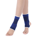 2 protezioni elastiche per il supporto della caviglia sportiva, dimensioni: 19 x 8 cm (blu reale), Ankle Support Size: 8 x 19cm