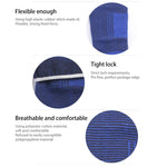 2 protezioni elastiche per il supporto della caviglia sportiva, dimensioni: 19 x 8 cm (blu reale), Ankle Support Size: 8 x 19cm