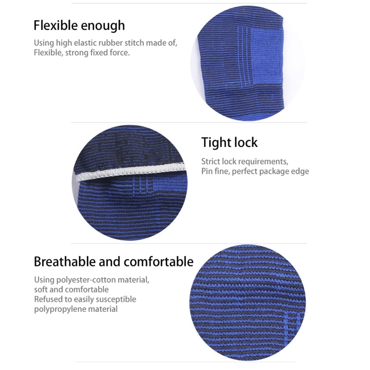 2 protezioni elastiche per il supporto della caviglia sportiva, dimensioni: 19 x 8 cm (blu reale), Ankle Support Size: 8 x 19cm