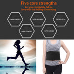 Protezione elastica sportiva per il supporto della vita termica, dimensioni: 17 x 95 cm, Waist Support  Size: 17 x 95cm(Black), Waist Support  Size: 17 x 95cm(Blue)