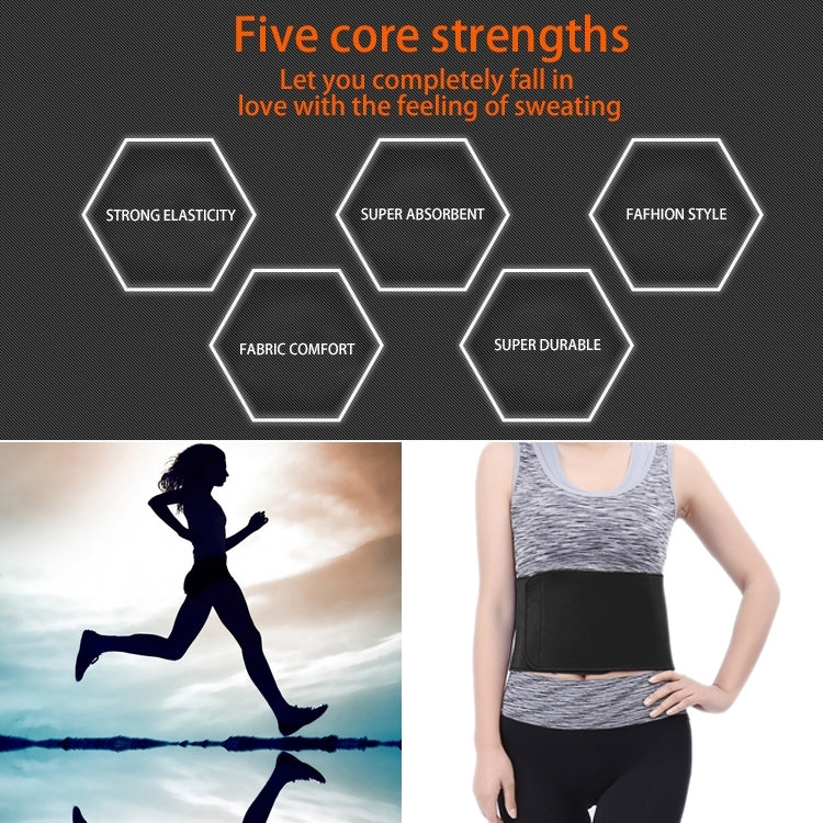 Protezione elastica sportiva per il supporto della vita termica, dimensioni: 17 x 95 cm, Waist Support  Size: 17 x 95cm(Black), Waist Support  Size: 17 x 95cm(Blue)