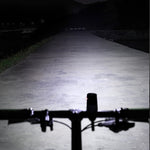 BG-1901 Attrezzatura da ciclismo multifunzione con altoparlante di ricarica USB per bicicletta, lampada anteriore, Mountain Bike Headlight