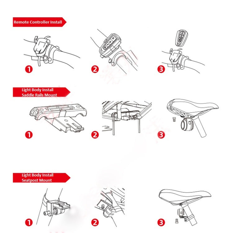 Antusi A8 Allarme antifurto wireless portatile ricaricabile con luce posteriore, A8
