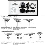 Antusi Q1 7 colori ciclismo luce fanale posteriore per bicicletta accessori per bici, Q1