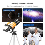 Telescopio astronomico rifrattore per osservare le stelle ad alta definizione, Telescope