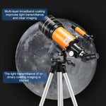 Telescopio astronomico rifrattore per osservare le stelle ad alta definizione, Telescope