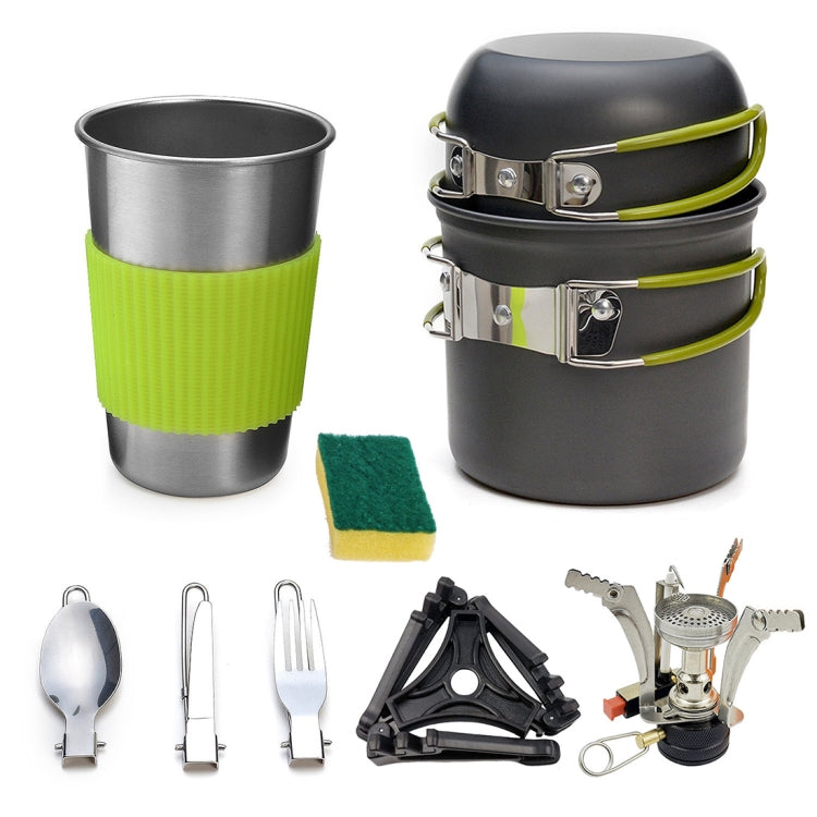 DS-101 Set da cucina portatile per campeggio all'aperto Combinazione di pentole per caldaia da picnic