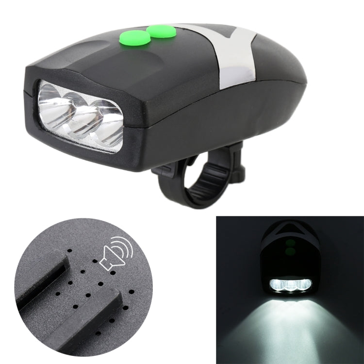 Corno per faro per mountain bike Torcia a LED Corno elettrico per bicicletta, con luce, Electric Horn with Light
