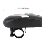Corno per faro per mountain bike Torcia a LED Corno elettrico per bicicletta, con luce, Electric Horn with Light