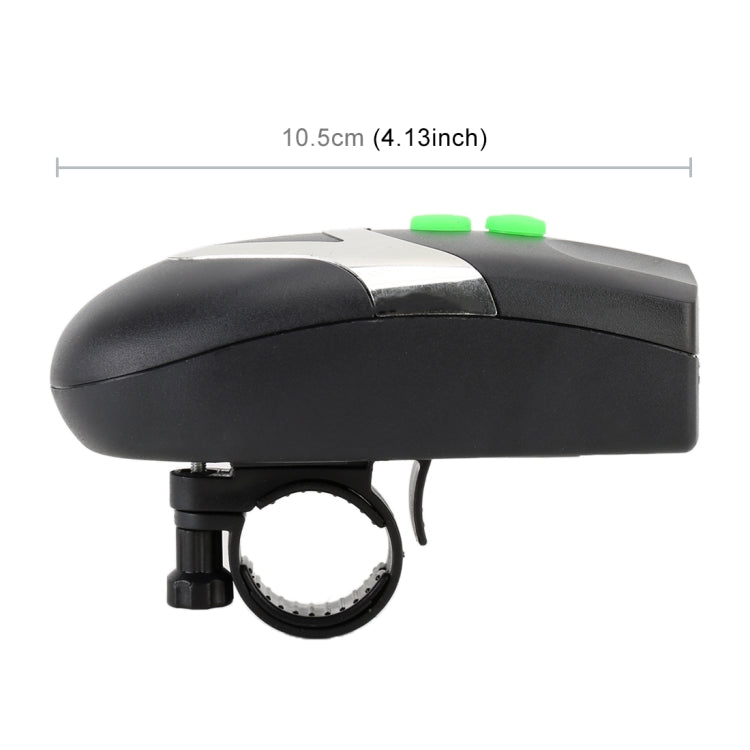 Corno per faro per mountain bike Torcia a LED Corno elettrico per bicicletta, con luce, Electric Horn with Light