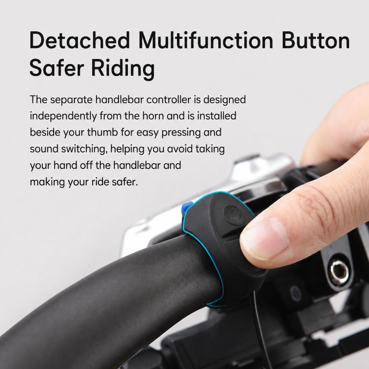 Clacson elettrico USB per mountain bike 120dB