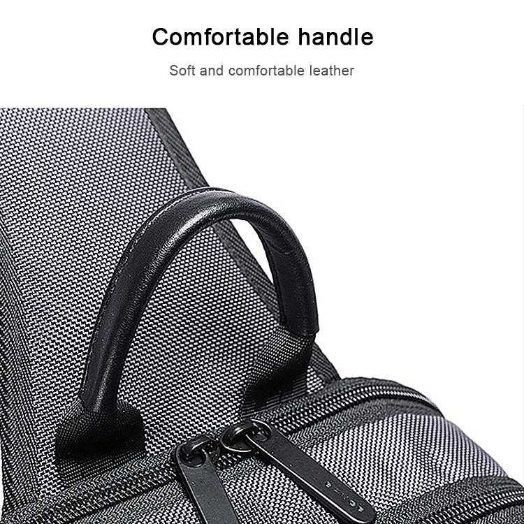 BANGE Borsa da petto USB di sicurezza da uomo Borsa a tracolla portatile da esterno, Shoulder Bag, Outdoor Shoulder Bag