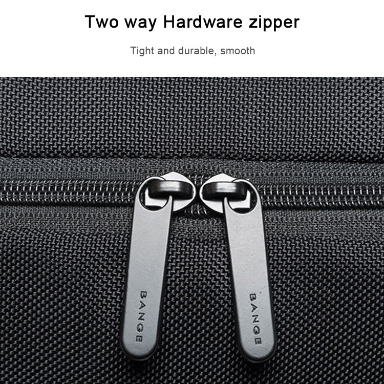 BANGE Borsa a tracolla casual alla moda Borsa da petto USB per esterni, USB Chest Bag