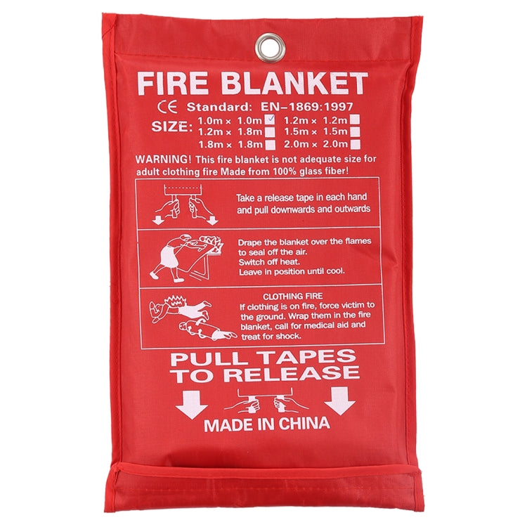 Tenda per estintori di protezione di sicurezza per ricovero per coperta antincendio di sopravvivenza di emergenza, dimensioni: 2 × 2 m, Size: 2×2m