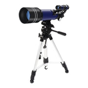 Telescopio astronomico ad alta definizione WR852 16x/66x70 con treppiede, 66x70 Blue