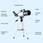 Telescopio astronomico ad alta definizione WR852 16x/66x70 con treppiede, 66x70 Blue