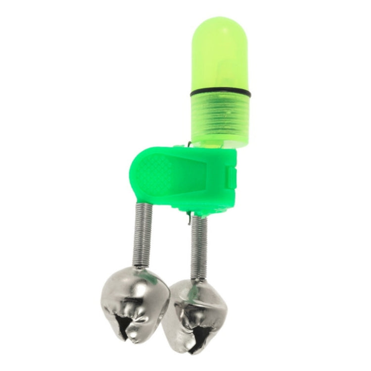 10 accessori per la pesca, campanelli gemelli, allarme per morso di pesca con luce notturna a LED, Fishing Alarm Bells