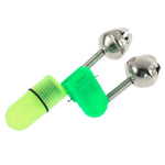 10 accessori per la pesca, campanelli gemelli, allarme per morso di pesca con luce notturna a LED, Fishing Alarm Bells