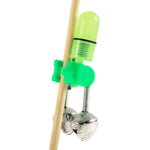 10 accessori per la pesca, campanelli gemelli, allarme per morso di pesca con luce notturna a LED, Fishing Alarm Bells