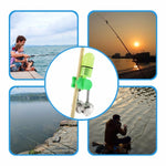 10 accessori per la pesca, campanelli gemelli, allarme per morso di pesca con luce notturna a LED, Fishing Alarm Bells