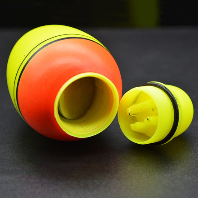 2 pezzi di attrezzatura da pesca elettronica notturna galleggiante galleggiante luminoso bobber, 3.5cm/30g, 3.9cm/40g, 4.2cm/50g, 4.5cm/60g, 4.8cm/80g