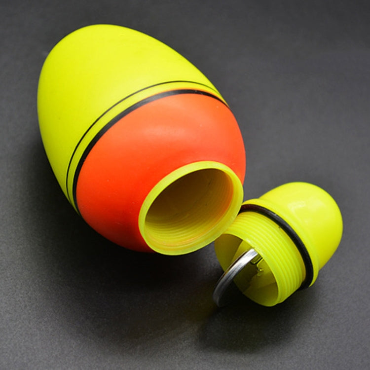 2 pezzi di attrezzatura da pesca elettronica notturna galleggiante galleggiante luminoso bobber, 3.5cm/30g, 3.9cm/40g, 4.2cm/50g, 4.5cm/60g, 4.8cm/80g