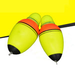 2 pezzi di attrezzatura da pesca elettronica notturna galleggiante galleggiante luminoso bobber, 3.5cm/30g, 3.9cm/40g, 4.2cm/50g, 4.5cm/60g, 4.8cm/80g