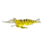 10 esche morbide da pesca da 4 cm, esche popper, Artificial Shrimp, Luminous Shrimp, Pink Shrimp, Green Shrimp, Transparent Shrimp