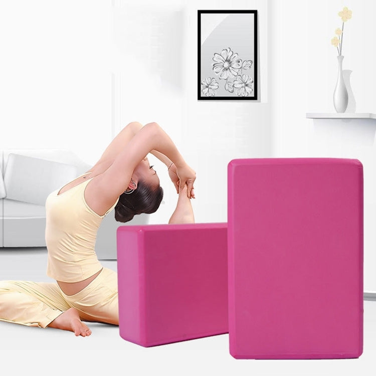 Strumento per praticare la palestra per la salute e il fitness a casa delle donne in mattoni di schiuma per blocchi di yoga ad alta densità, dimensioni: 23 * 15 * 7,5 cm, 23 x 15 x 7.5cm Purple