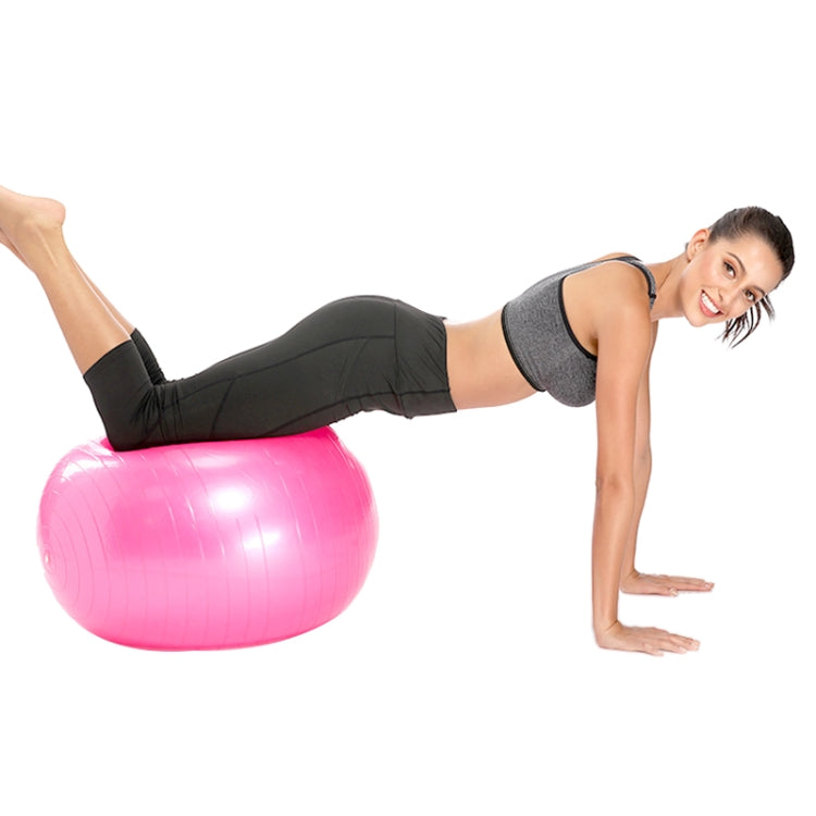 Palla da yoga grande antideflagrante ispessente Palla da fitness sportiva Palla da yoga incinta ambientale, diametro: 55 cm, 55cm(Pink), 55cm(Blue), 55cm (Purple)