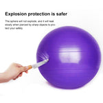 Palla da yoga grande antideflagrante ispessente Palla da fitness sportiva Palla da yoga incinta ambientale, diametro: 75 cm, 75cm(Pink), 75cm(Blue), 75cm(Purple)
