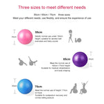 Palla da yoga grande antideflagrante ispessente Palla da fitness sportiva Palla da yoga incinta ambientale, diametro: 75 cm, 75cm(Pink), 75cm(Blue), 75cm(Purple)