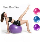 Palla da yoga grande antideflagrante ispessente Palla da fitness sportiva Palla da yoga incinta ambientale, diametro: 75 cm, 75cm(Pink), 75cm(Blue), 75cm(Purple)