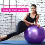 Palla da yoga grande antideflagrante ispessente Palla da fitness sportiva Palla da yoga incinta ambientale, diametro: 75 cm, 75cm(Pink), 75cm(Blue), 75cm(Purple)