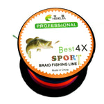HENGJIA Colorato 8.0# 0.50mm 80LB 40.8kg Tensione 300m Extra Forte 4 Azioni Treccia PE Lenza da pesca Linea da aquilone, 8.0# 0.50mm 80LB