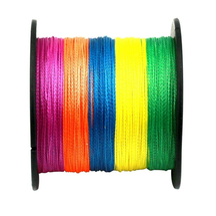 HENGJIA Colorato 5.0# 0.37mm 50LB 22.6kg Tensione 300m Extra Forte 4 Parti Treccia PE Lenza da pesca Linea da aquilone, 5.0# 0.37mm 50LB