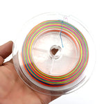 HENGJIA Colorato 5.0# 0.37mm 50LB 22.6kg Tensione 100m Extra Forte 4 Azioni Treccia PE Lenza da pesca Linea da aquilone, 5.0# 0.37mm 50LB