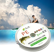 HENGJIA Colorato 4.0# 0.34mm 45LB 18.1kg Tensione 100m Extra Forte 4 Parti Treccia PE Lenza da pesca Linea da aquilone, 4.0# 0.34mm 45LB
