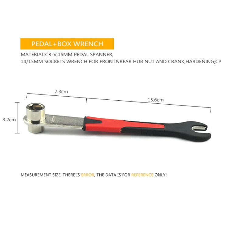 BIKERSAY BT001B Set di cassette degli attrezzi per bicicletta Kit di attrezzi per riparazione mountain bike, BT001B