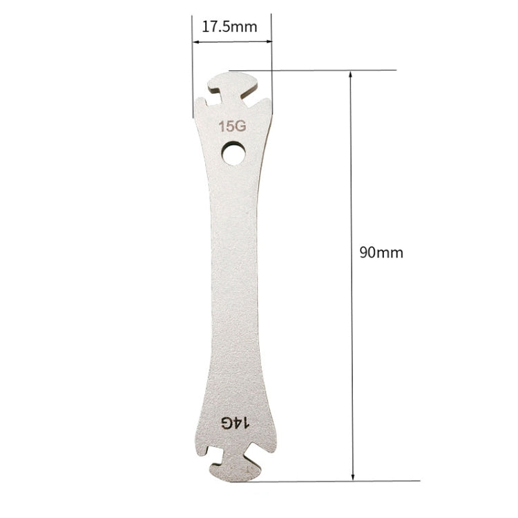 BIKERSAY BT025S Chiave per raggi per bicicletta in acciaio inossidabile, BT025S