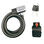 BIKERSAY BK011 Lucchetto per chiave per bicicletta Lucchetto antifurto portatile Lucchetto con cavo in acciaio con telaio di bloccaggio, BIKERSAY BK011