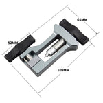 BIKERSAY BT043 Strumento per l'inserimento dell'ago dell'olio per biciclette, Insertion Tool   (Black), Insertion Tool (Silver Grey)