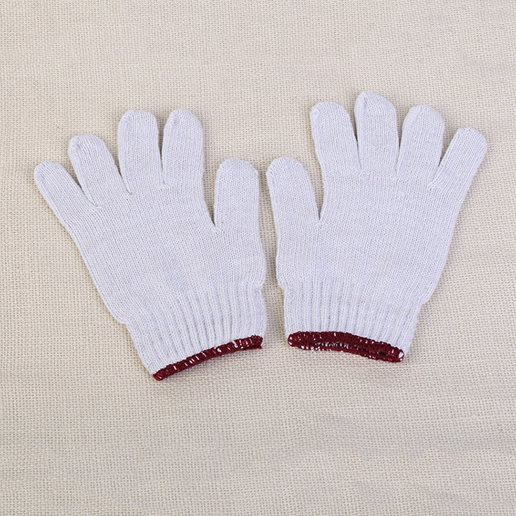 Guanti in filato di cotone con protezione traspirante e resistente all'usura da 12 paia, 12 Pairs