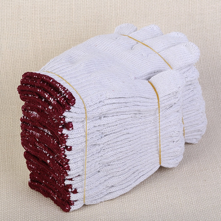 Guanti in filato di cotone con protezione traspirante e resistente all'usura da 12 paia, 12 Pairs