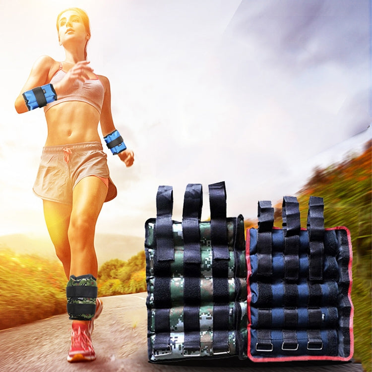 Un paio di attrezzature per il caricamento del fitness in vendita, pesi alla caviglia, ghette, sacchi di sabbia, sacchi di sabbia per sport da corsa invisibili regolabili, peso: 3 kg, Weight: 3kg