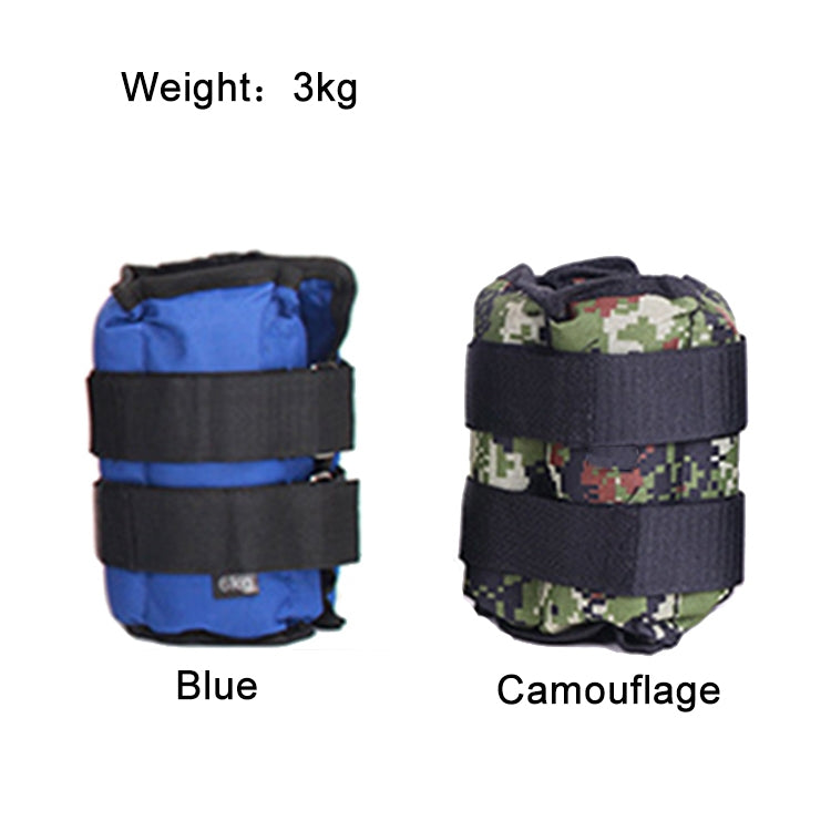 Un paio di attrezzature per il caricamento del fitness in vendita, pesi alla caviglia, ghette, sacchi di sabbia, sacchi di sabbia per sport da corsa invisibili regolabili, peso: 3 kg, Weight: 3kg