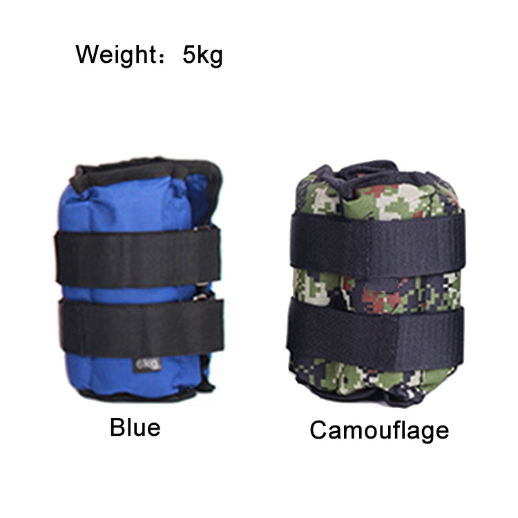 Un paio di attrezzature per il caricamento del fitness in vendita, pesi alla caviglia, ghette, sacchi di sabbia, sacchi di sabbia per sport da corsa invisibili regolabili, peso: 5 kg, Weight: 5kg
