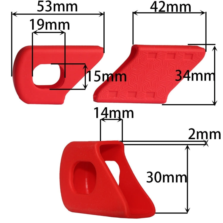 BIKERSAY CP001 Manicotto del braccio in silicone per copertura pedivella per bicicletta
