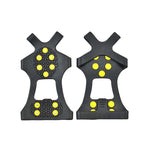 Copriscarpe antiscivolo per esterni con artiglio di ghiaccio a 10 denti per terreno ghiacciato, dimensioni: L, Size : L
